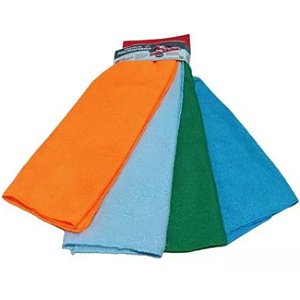Toalha De Microfibra - Kit 4 Toalhas Medida 30x30cm
