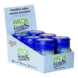 Valda Friends Zero Açúcar Menta Kit 12 Potes De 50g Pastilhas