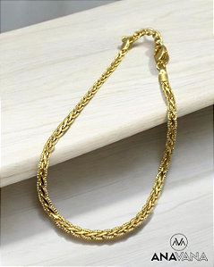 Pulseira Trança Fina