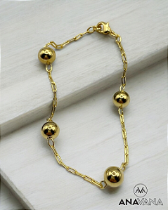 Pulseira com Bolinhas