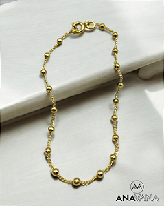 Pulseira com Bolinha 2,5mm