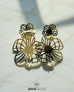 Brinco Dupla Flor