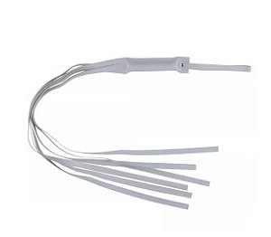 Chicote Reforçado Com 6 Tiras 80cm- Preta