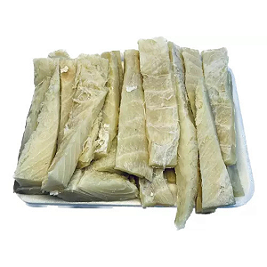 Bacalhau do Porto Lascas Grossas Gadus Morhua Limpo