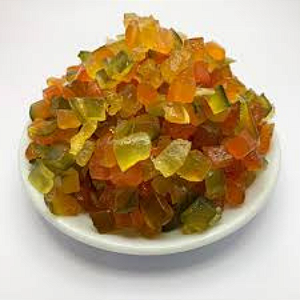 Frutas Cristalizadas em Cubos – A Granel (Venda por Kg)