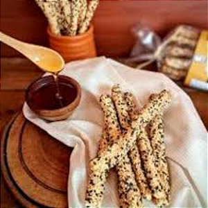 Grissini com Gergelim Estilo Caseiro – Pacote 100g