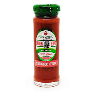Molho de Pimenta Carolina Reaper Fogo Mineiro – 100ml
