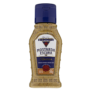 Mostarda Hemmer Escura Bisnaga 200g