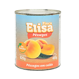 Pêssego em Calda Finca Elisa – Lata 820g