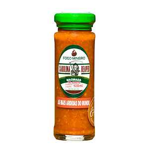 Pimenta Carolina Reaper no Azeite Fogo Mineiro vd 100ml