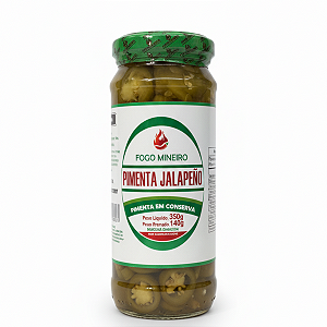Pimenta Jalapeño em Rodelas Fogo Mineiro 170g