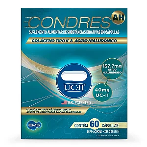 Condres Ah Colágeno Tipo Ii - 40mg Com 60 Cáps (zero Açúcar)