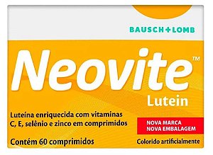 Neovite Lutein Vitamina C, E + Selênio E Zinco C/ 60 Comps