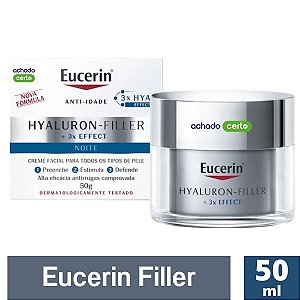Eucerin Hyaluron-filler 3x Mais Effect Anti-idade Noite 50ml