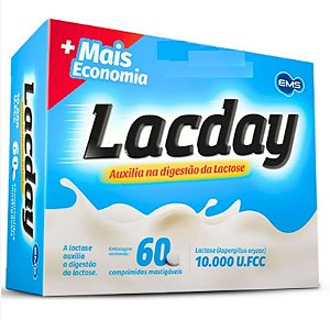 Suplemento Alimentar Lacday Ems - 60comps Mastigáveis