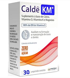 Caldê Km Suplemento Alimentar - Cálcio E Magnésio 30comp