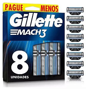 Carga Gillette Mach 3 Regular Leve 8 Pague 6