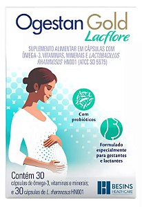 Ogestan Gold Lacflore Suplementos Para Gestantes 30caps