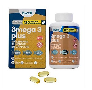Bwell Ômega 3 Plus Suplemento Alimentar Com 60 Cápsulas
