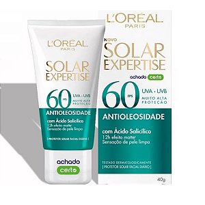 Protetor Solar Expertise L'Oréal Fps 60  Antioleosidade 40ml