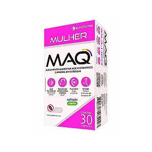 Maq Mulher Suplemento Alimentar e Mineral Eurofarma - 30caps