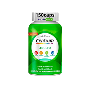 Centrum Adulto Suplemento Alimentar de A a Zinco 150caps
