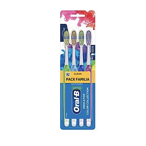 Escova Oral-B Indicator Pack Família Tamanho 35 Com 4unds