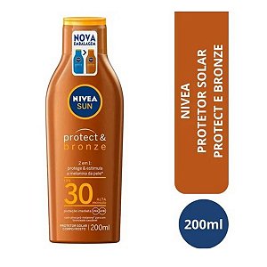 Nivea Sun Protect & Bronze Fps30 Proteção Imediata 200ml