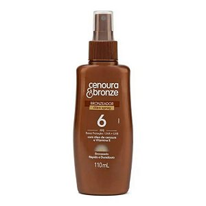 Cenoura e Bronze Fps6 Bronzeador Duradouro Óleo Spray 110ml