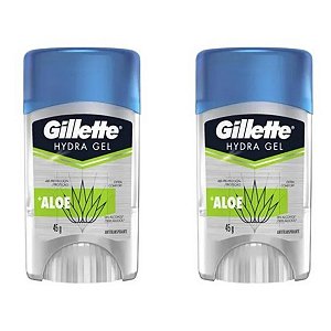 Gillette Hydra Gel 48h Proteção Aloe Extra Comfort 45g