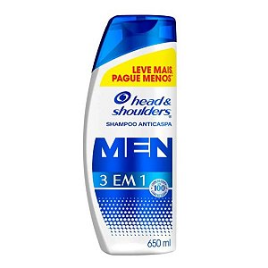 Head Shoulders Shampoo Contra a Caspa 3 em 1 650ml