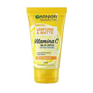 Garnier Uniform Matte Vitamina C Antibacteriano Facial 150g