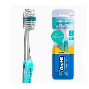 Escova Oral-B Indicator Macia Suave Tamanho 35 Com 2 Escovas