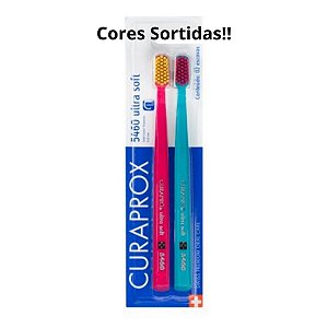 Curaprox Ultra Soft 5460 Kit Com 2 Escovas - Cores Sortidas
