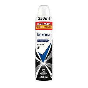 Rexona Invisible Antitranspirante Controle Prolongado 250ml