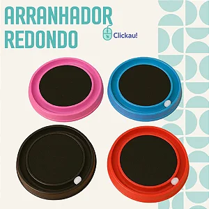 Arranhador Redondo Brinquedo com Bolinha para Gatos