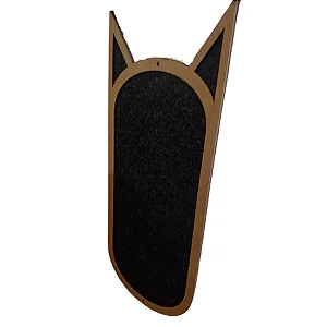 Arranhador Parede Gato MDF Carpete  Fixação Fácil