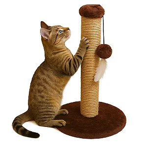 Arranhador Para Gatos Poste Com Brinquedo