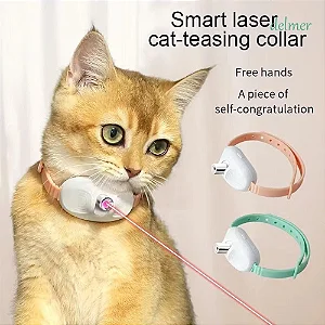 Coleira Laser Gatos LED Infravermelho