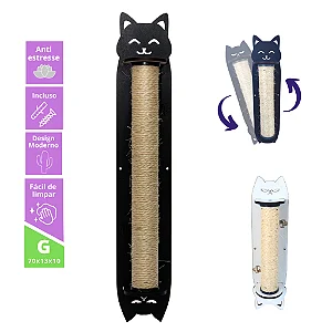 Arranhador de Parede para Gatos Poste de Sisal Grande
