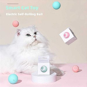 Bola Brinquedo Elétrico Automático Gatinho Cão
