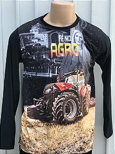 Camiseta Manga Longa com Proteção UV 50+ Massey Ferguson