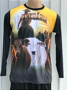 Camiseta Manga Longa com Proteção UV 50+ Pecuária