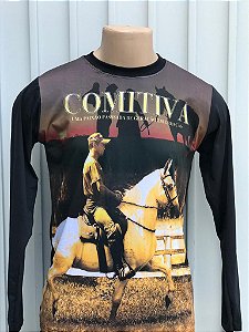 Camiseta Manga Longa com Proteção UV 50+ Comitiva