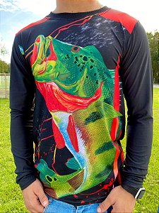 Camiseta Manga Longa com Proteção UV 50+ Tucunaré