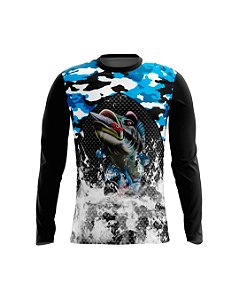 Camiseta Manga Longa com Proteção UV 50+ Tucunaré Fish