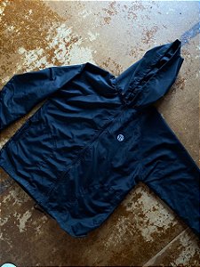 Jaqueta Corta Vento Impermeável Masculina Tactel Ultra Leve Black