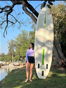 Camiseta proteção solar lilás feminina