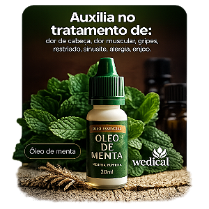 Óleo de menta piperita 20 ml
