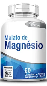 Magnésio dimalato 60 caps - 500 mg